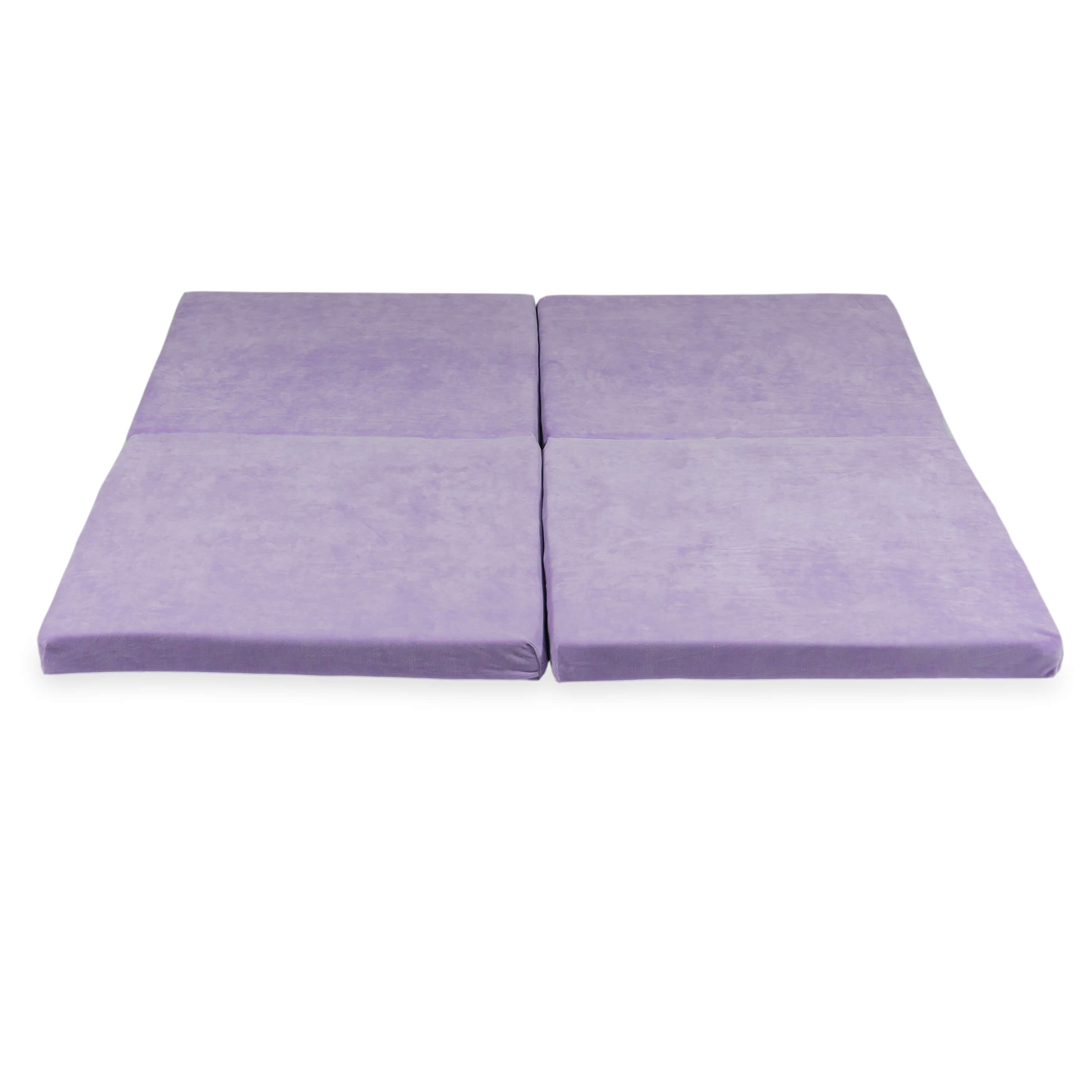 Tapis de jeu bébé pliable carré 120 × 120 cm en velvet soft