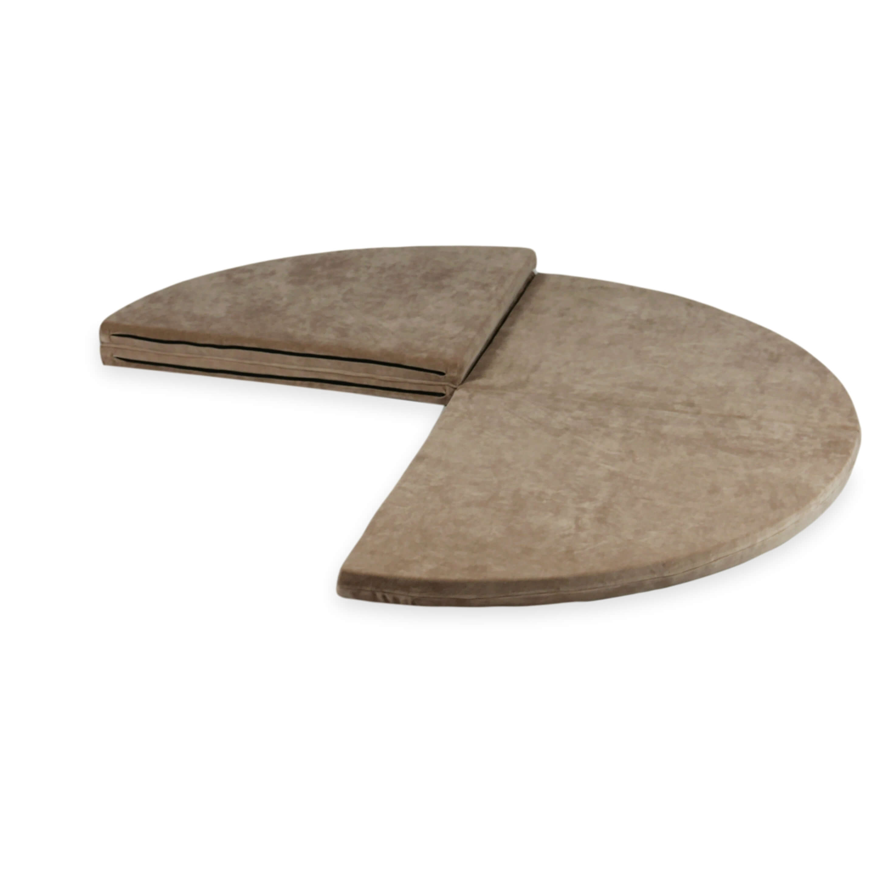 Tapis de jeu bébé rond 160cm en velvet soft