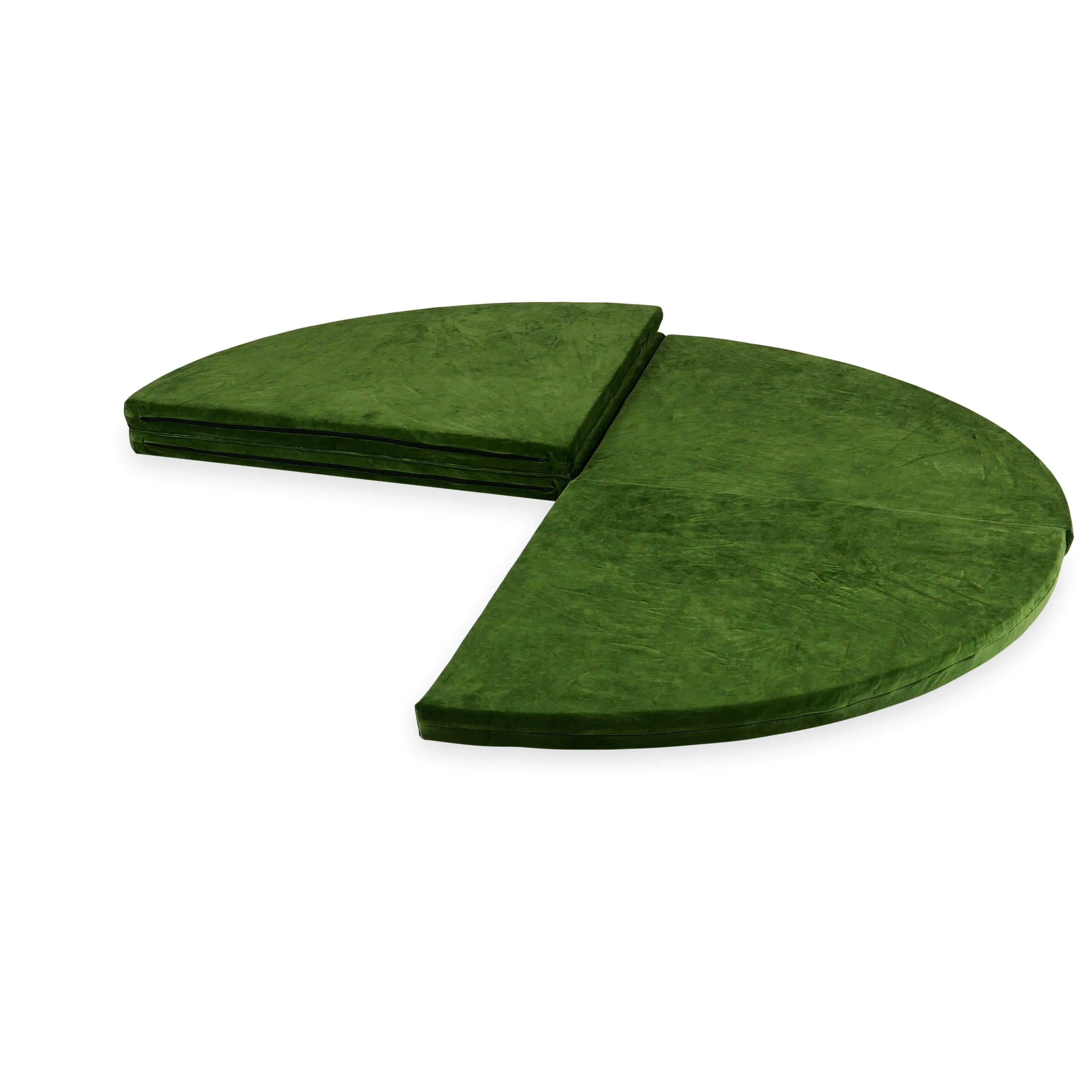 Tapis de jeu bébé rond 160cm en velvet soft