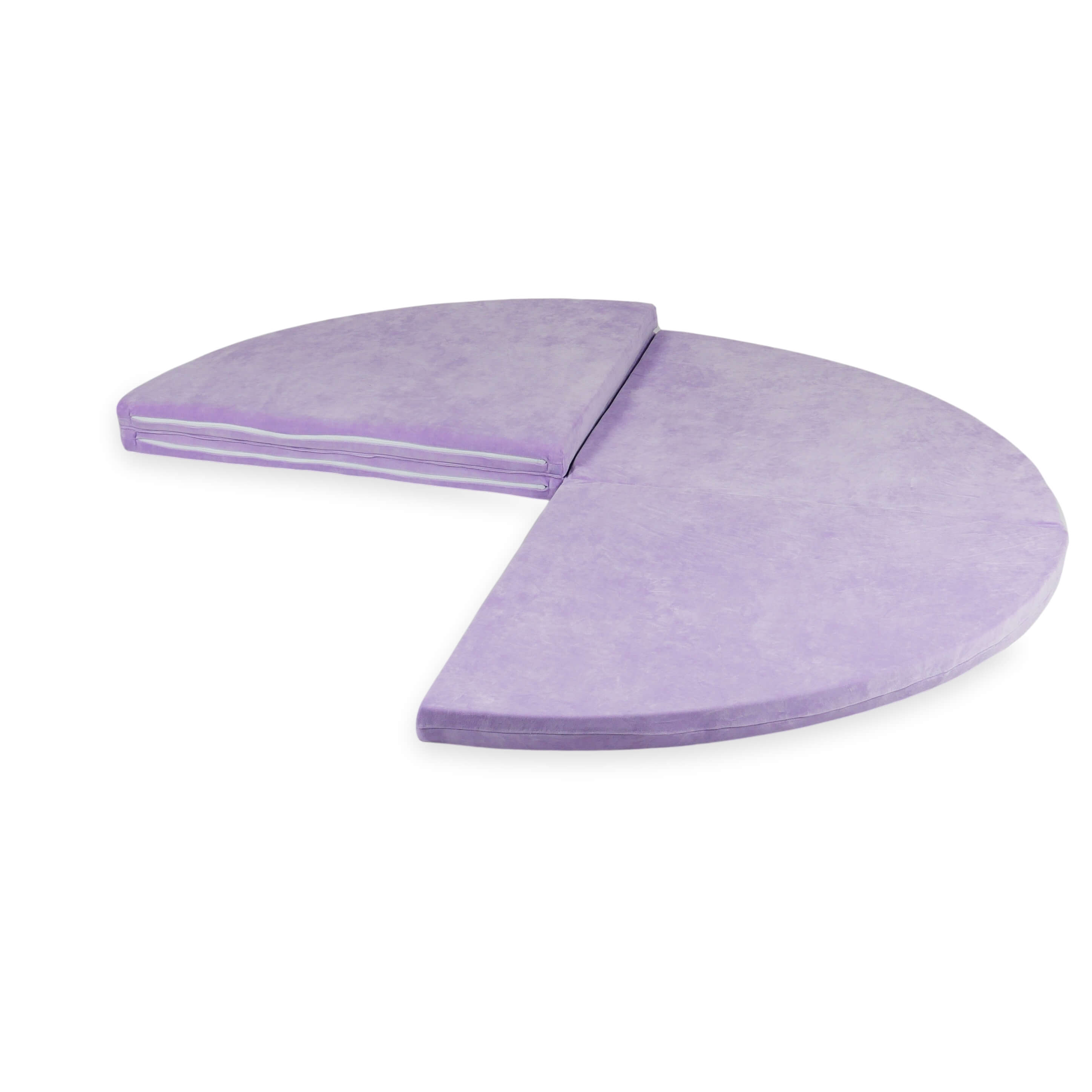 Tapis de jeu bébé rond 160cm en velvet soft