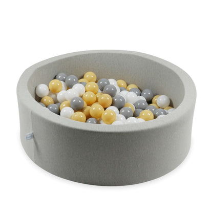 Balles de jeu ø7cm 150 pièces blanc, gris, beige