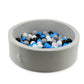 Balles de jeu ø7cm 150 pièces blanc, gris, bleu, noir