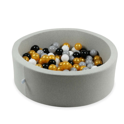 Balles de jeu ø7cm 500 pièces blanc, gris, noir, dore