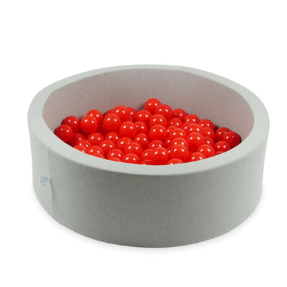 Balles de jeu ø7cm 100 pièces rouge