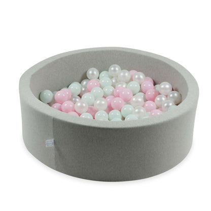 Balles de jeu ø7cm 100 pièces perle, menthe claire, rose clair