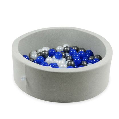 Balles de jeu ø7cm 100 pièces perle, graphite métallique, bleu