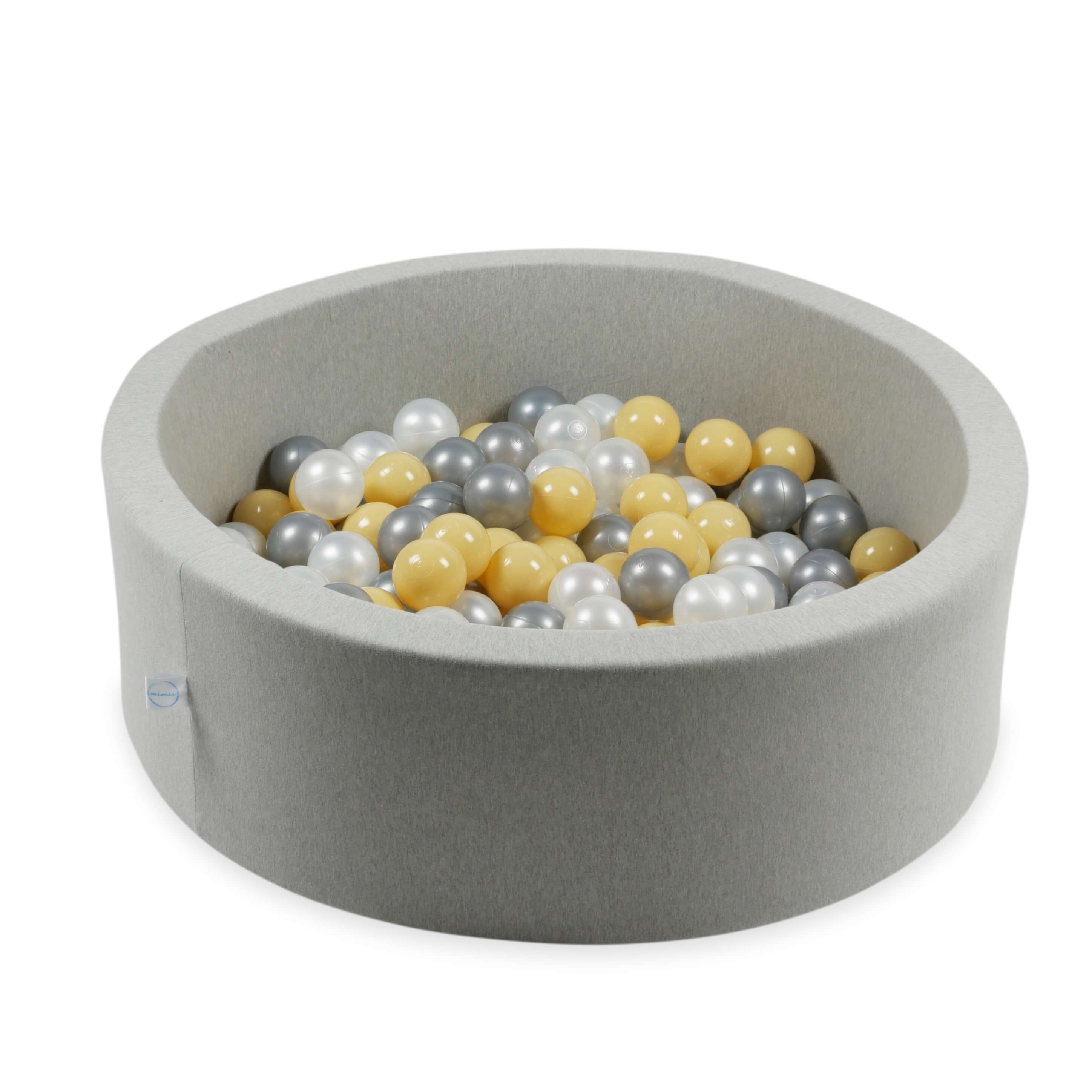 Balles de jeu ø7cm 50 pièces perle, argent, beige
