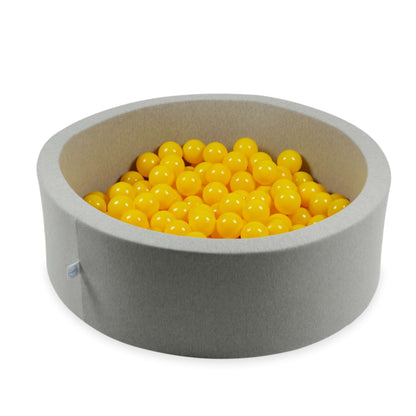 Balles de jeu ø7cm 100 pièces jaune