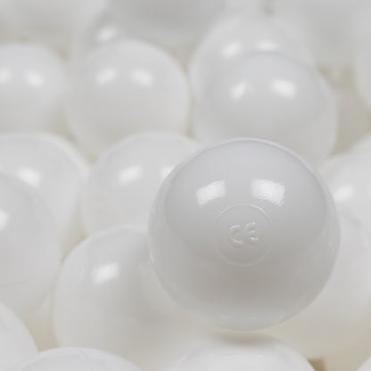 Balles de jeu ø7cm 100 pièces blanc