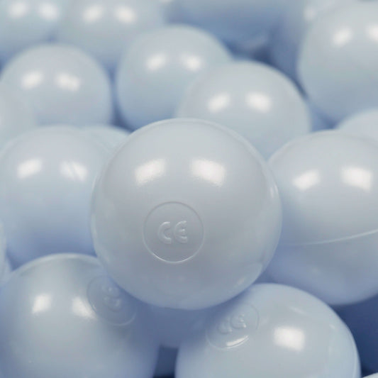 Balles de jeu ø7cm 400 pièces perle bleu clair