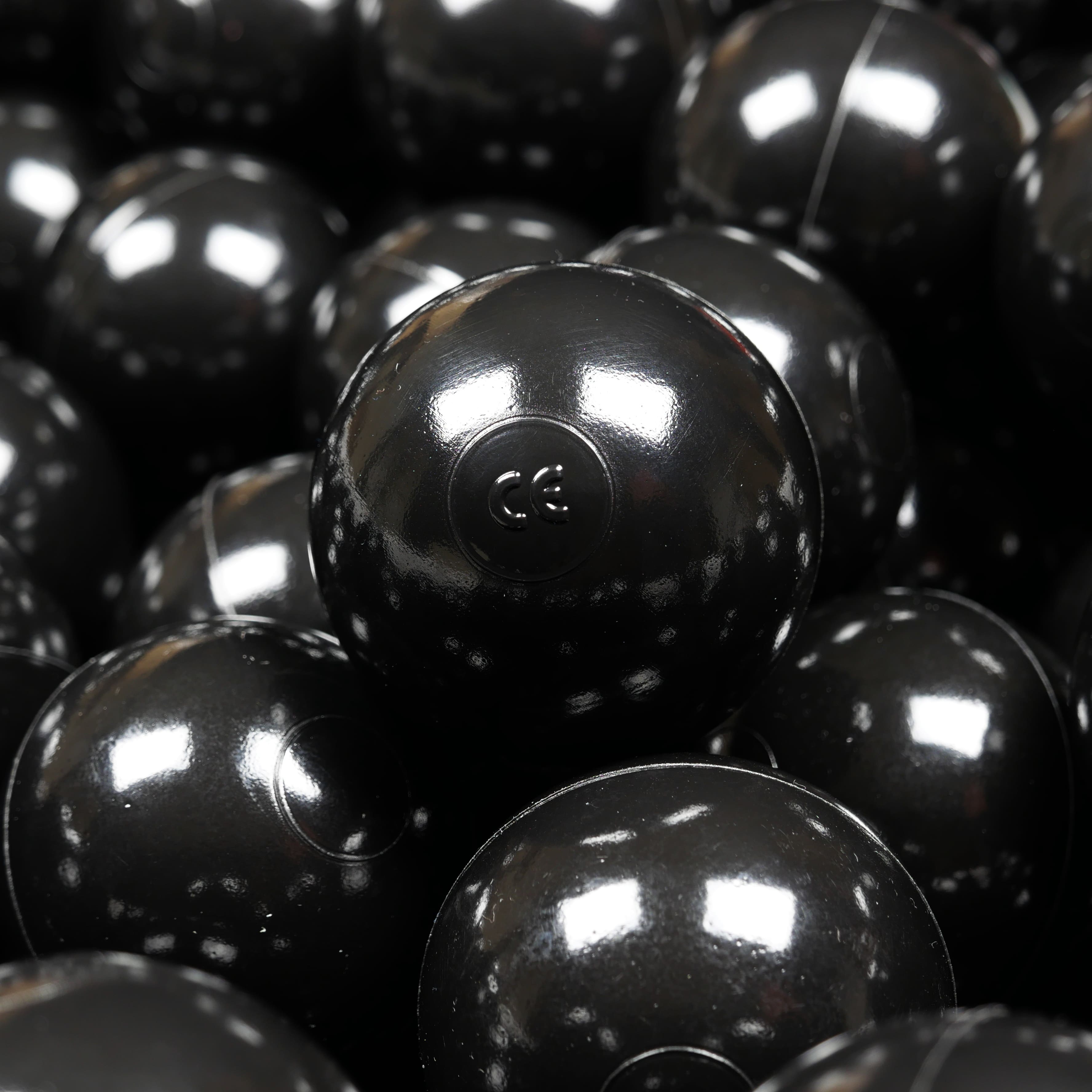 Balles de jeu ø7cm 200 pièces noir