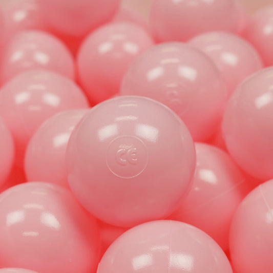 Balles de jeu ø7cm 150 pièces rose clair