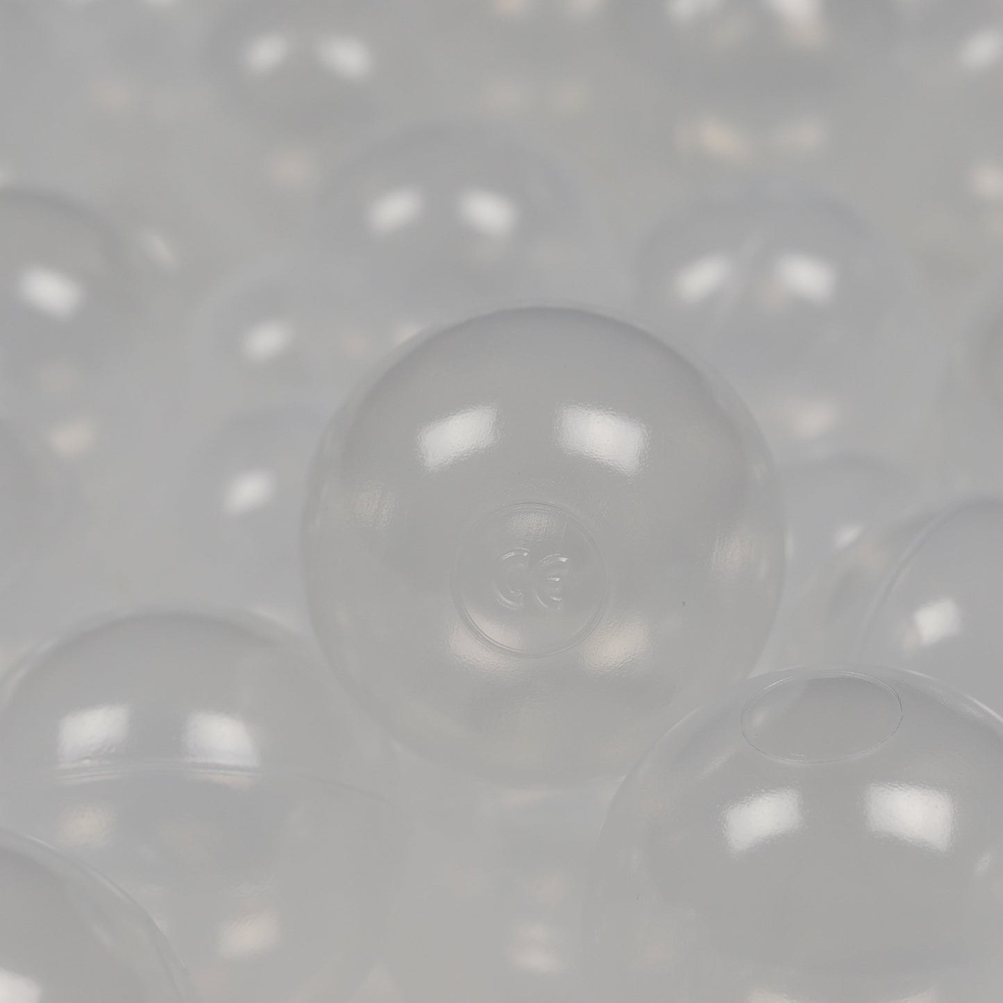Balles de jeu ø7cm 150 pièces transparent