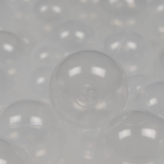 Balles de jeu ø7cm 50 pièces transparent