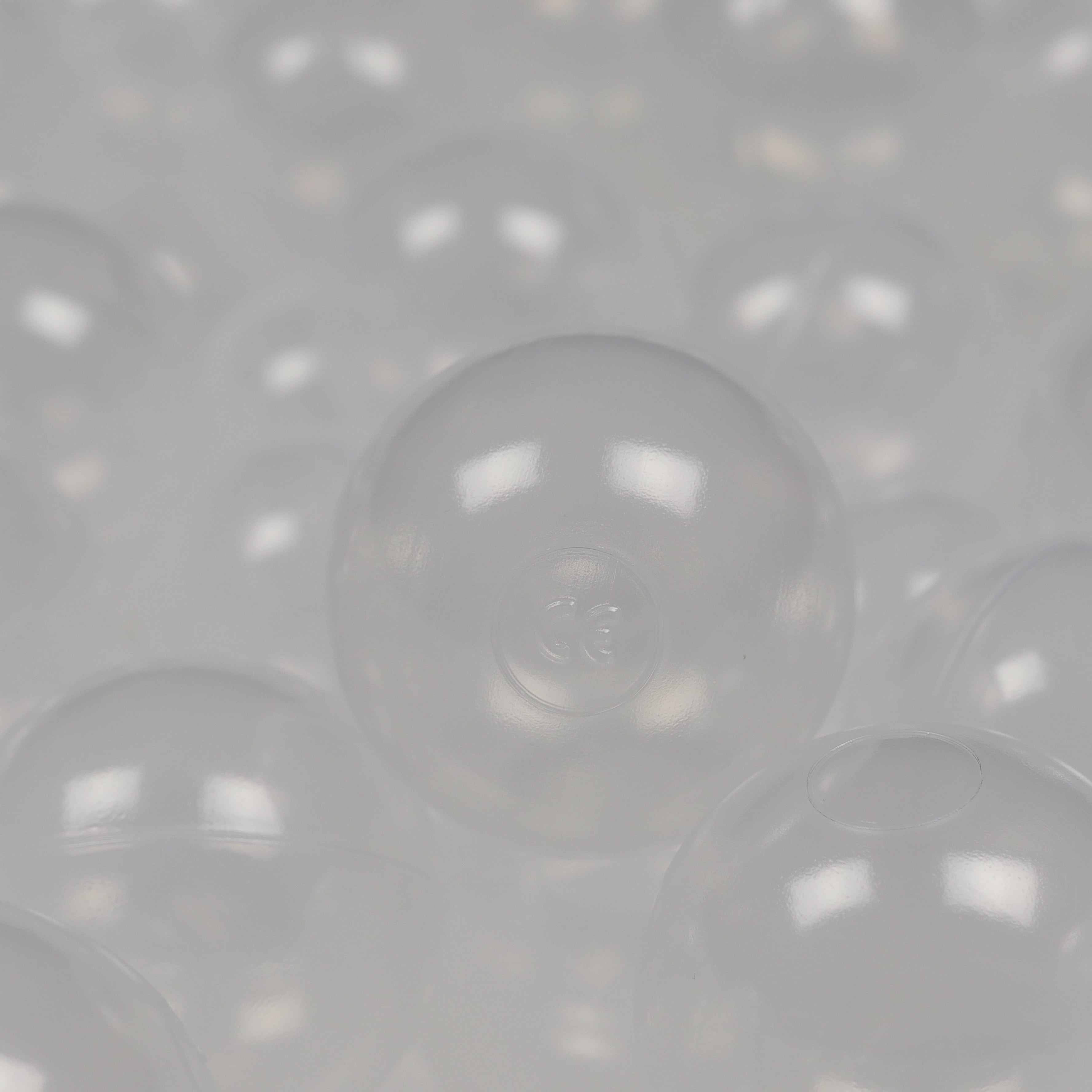 Balles de jeu ø7cm 500 pièces transparent