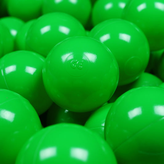 Balles de jeu ø7cm 100 pièces vert