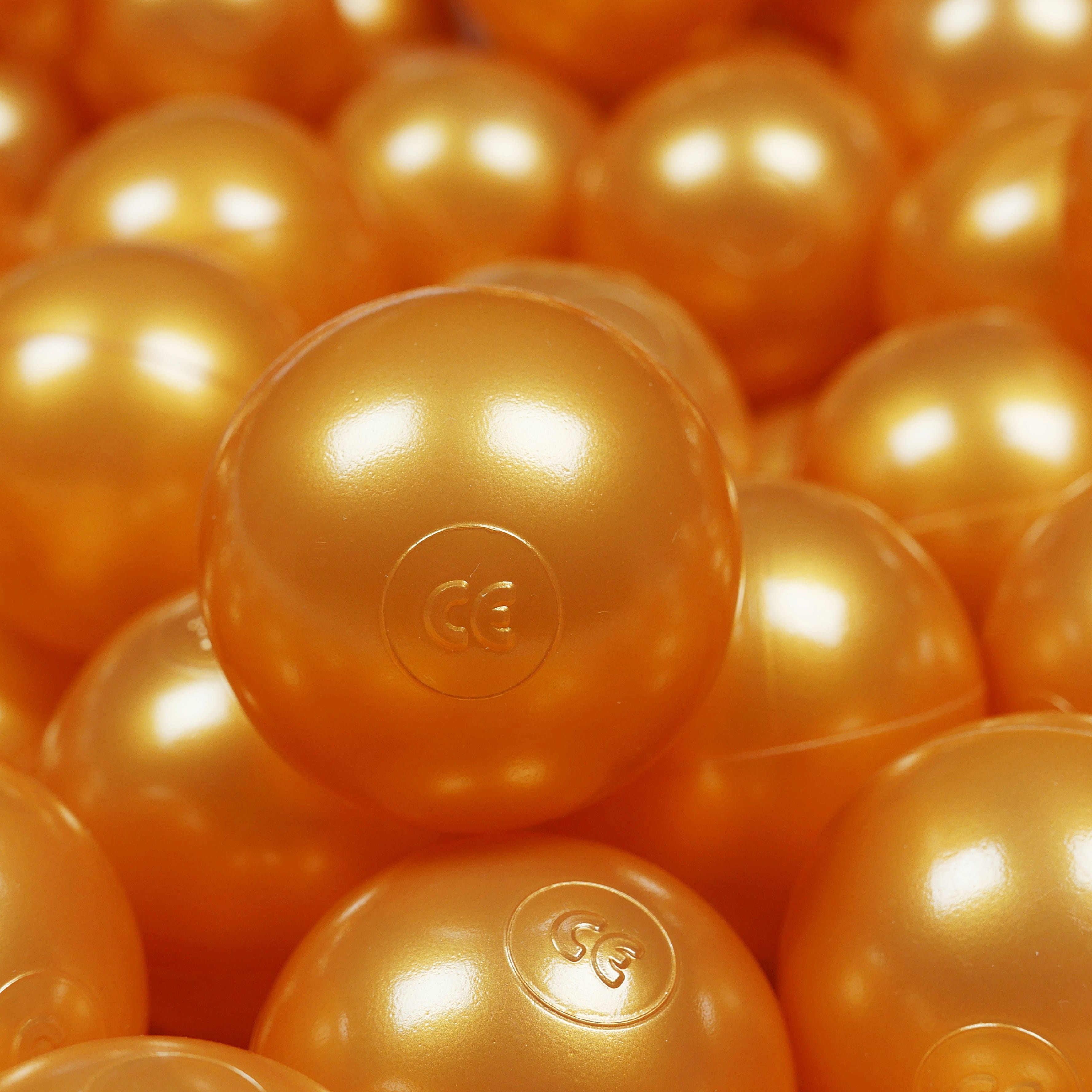 Balles de jeu ø7cm 200 pièces dore