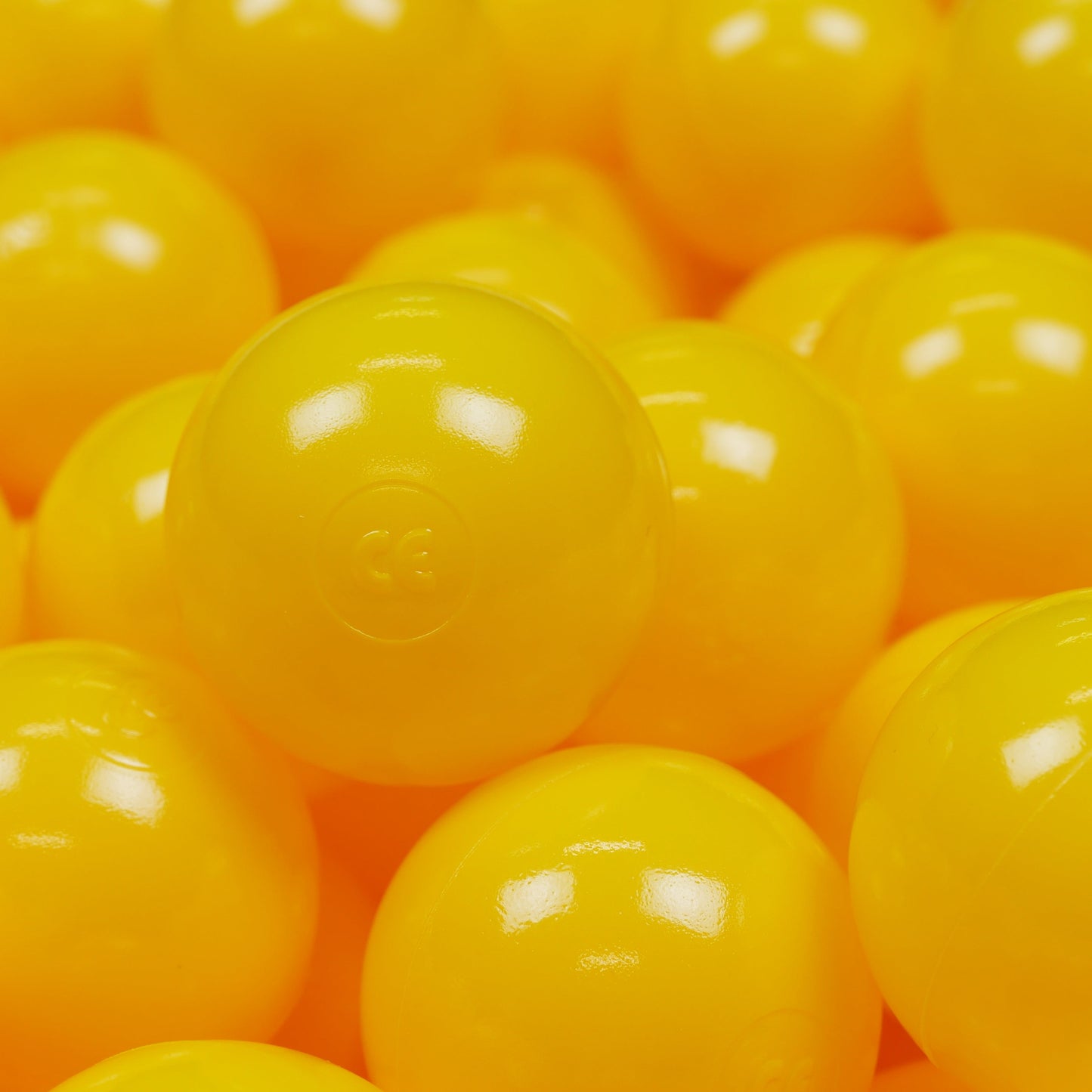 Balles de jeu ø7cm 100 pièces jaune