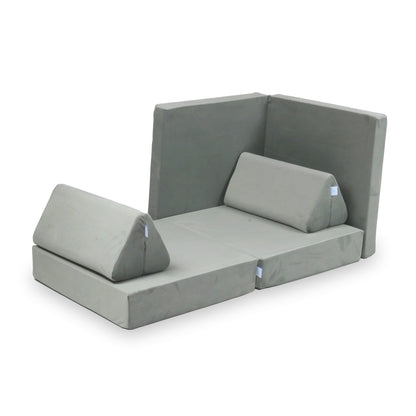 Canapé de jeu Montessori Mini Confort en velours gris