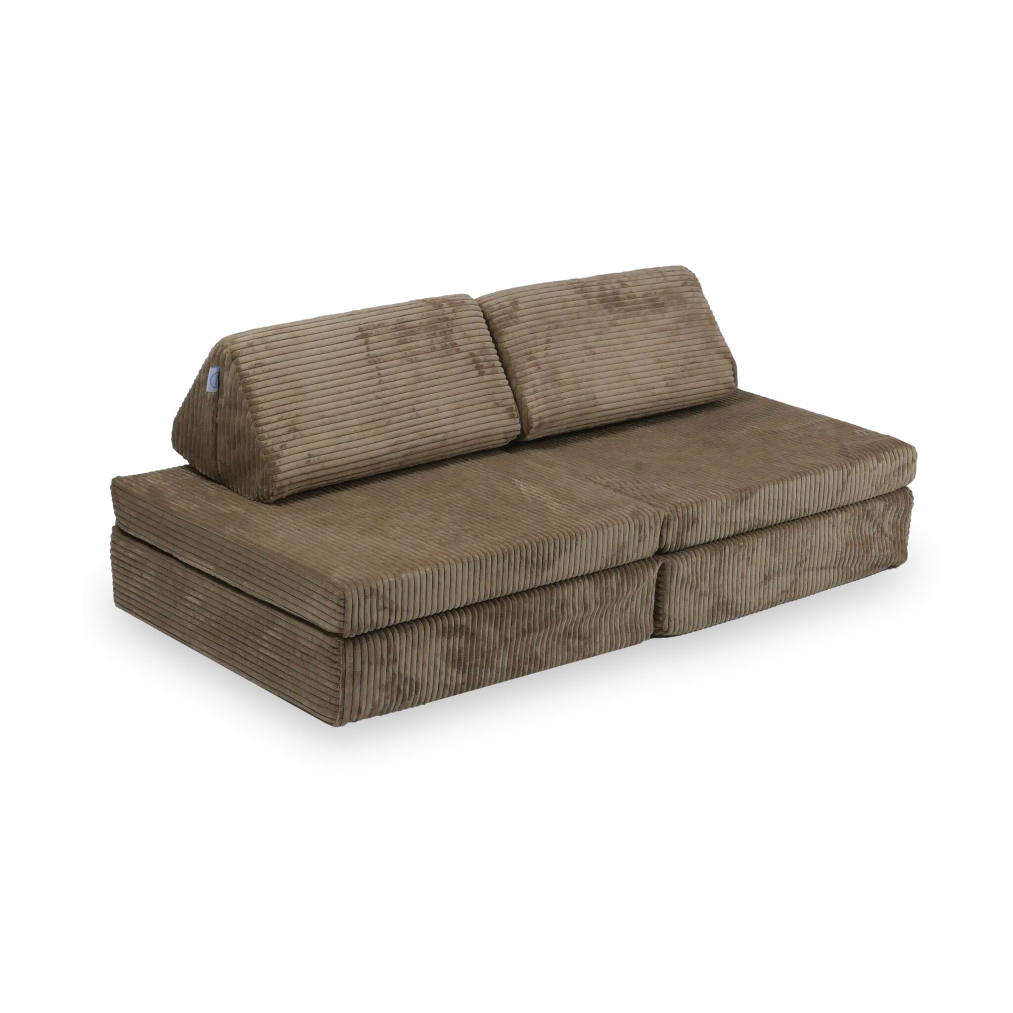 Canapé de jeu Montessori Mini Confort en velours côtelé toffee