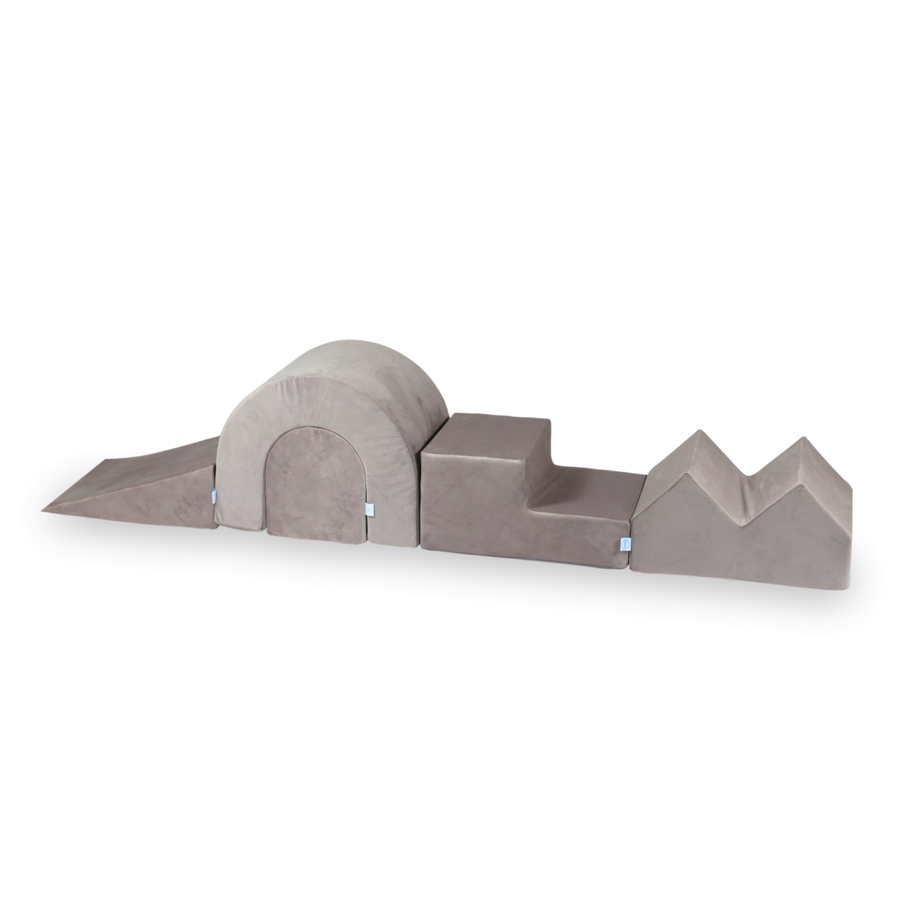 Aire de jeux en mousse avec piscine ronde 90x30 velvet lilac + 5 éléments + 200 balles