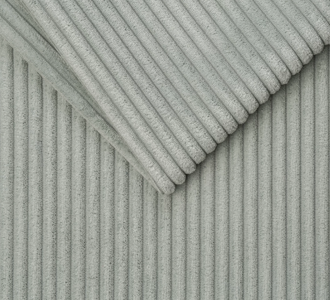 Tapis de jeu 160cm pour bébé, rond pliable, Velours Côtelé Beige