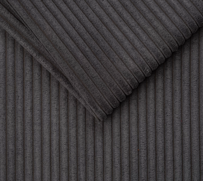 Tapis de jeu 160cm pour bébé, rond pliable, Velours Côtelé Beige