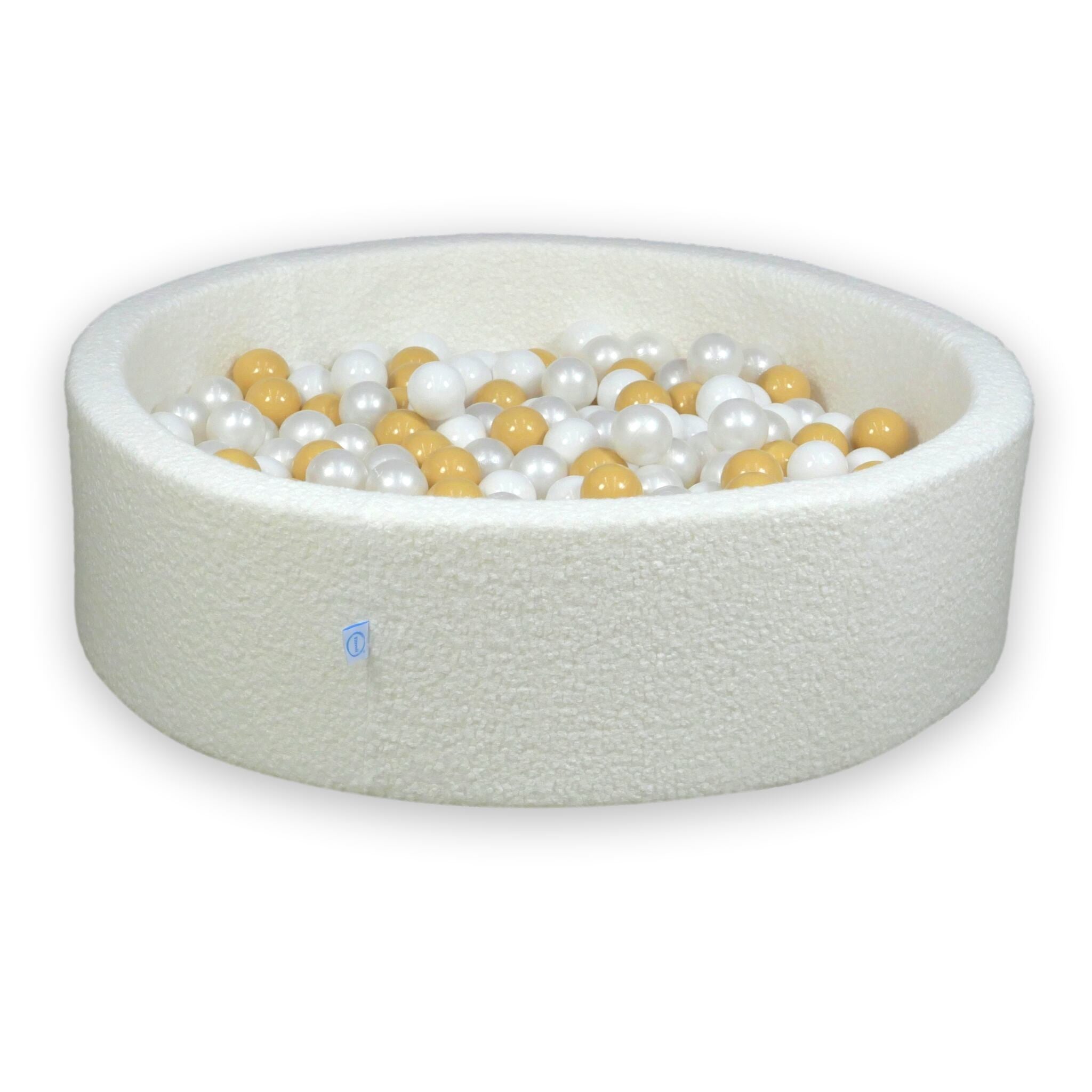 Piscine à Balles 110x30 Boucle Blanc balles 400 pcs (blanc, perle,beige)