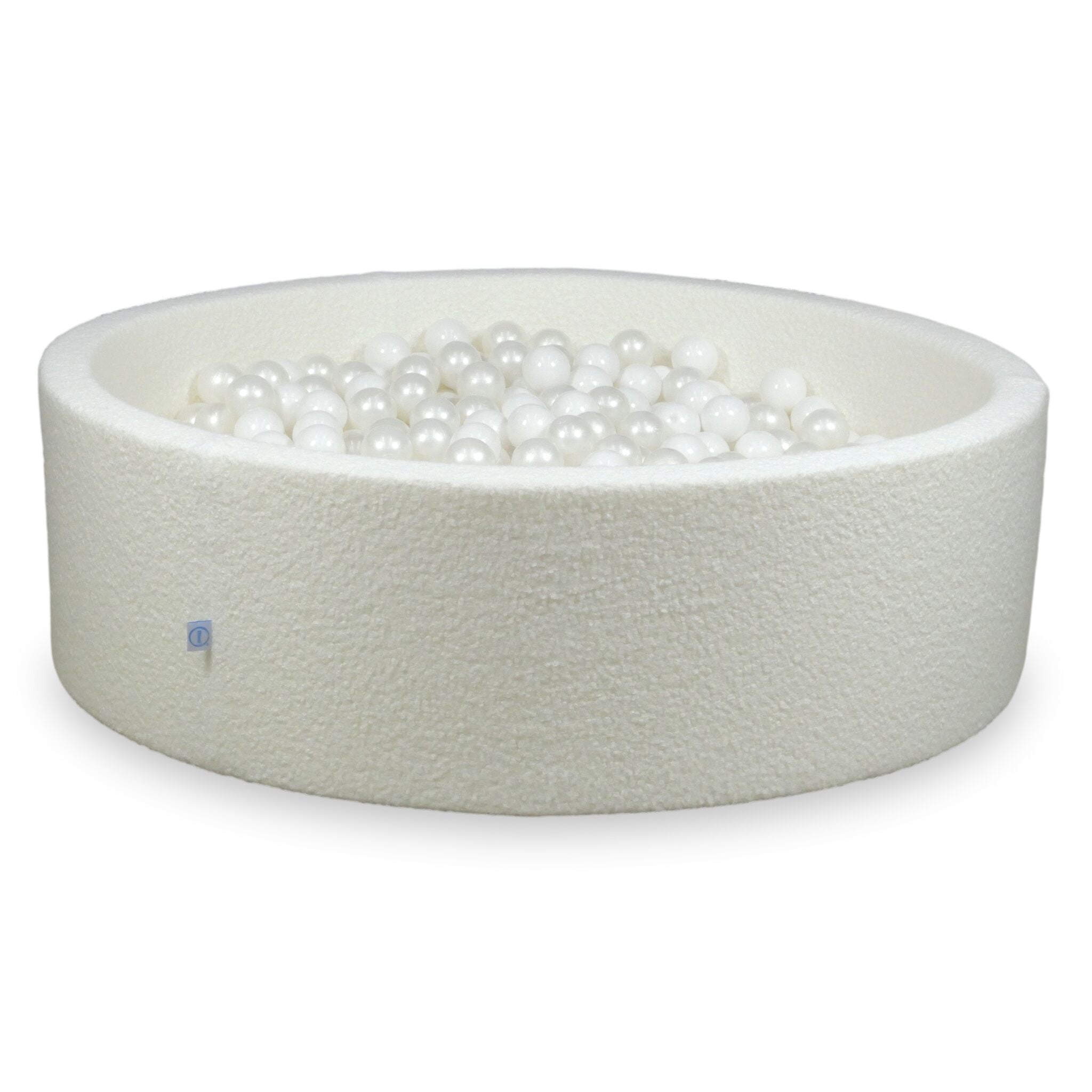 Piscine à Balles 130x40 Boucle Blanc balles 700 pcs (blanc, perle)