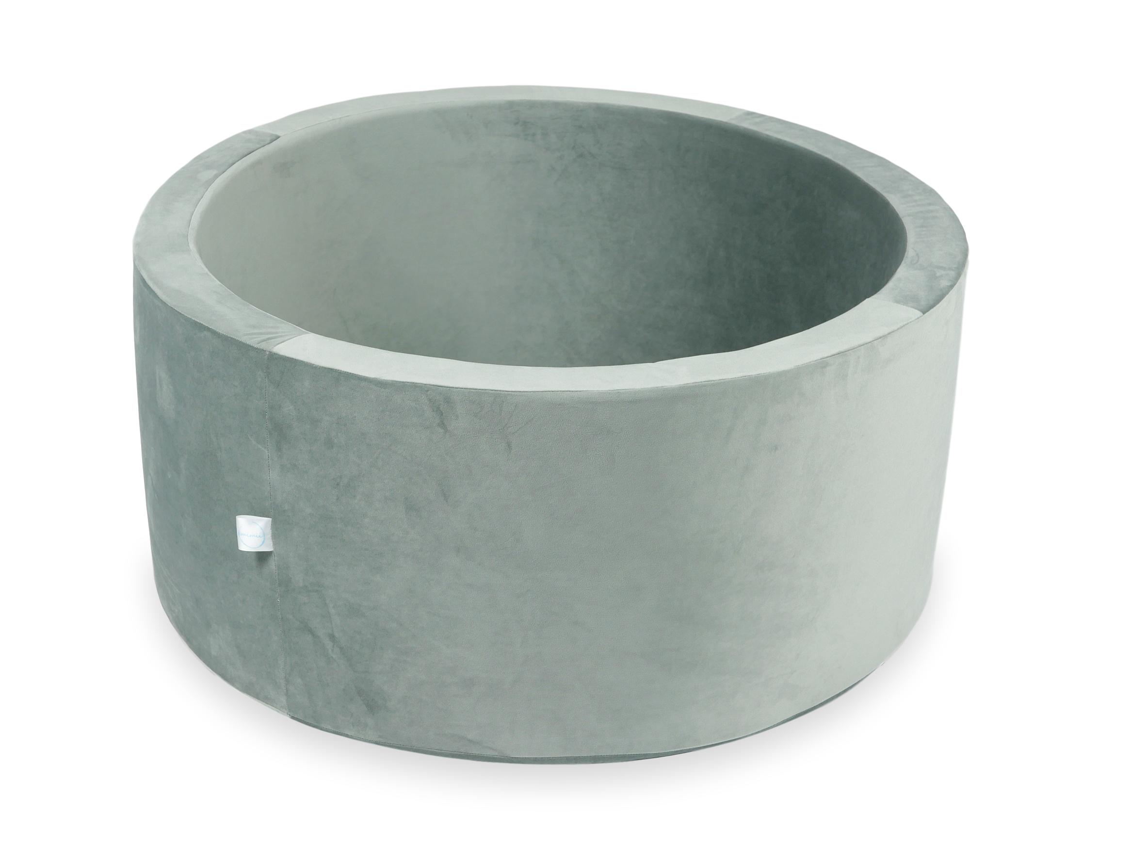 Piscine à Balles 90x40 velvet gris sans balles