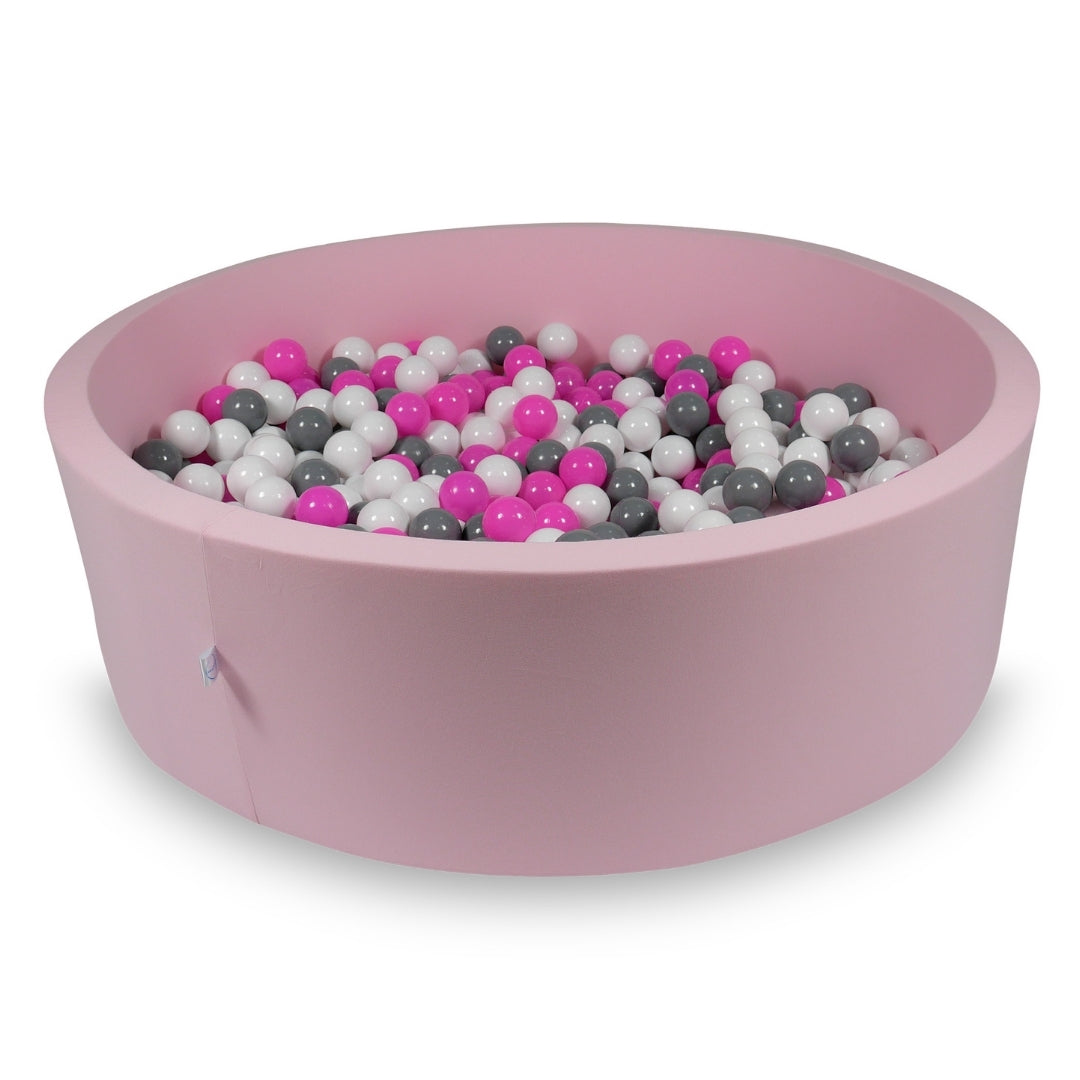 Piscine à balles en rose poudré 130x40 cm avec 700 balles