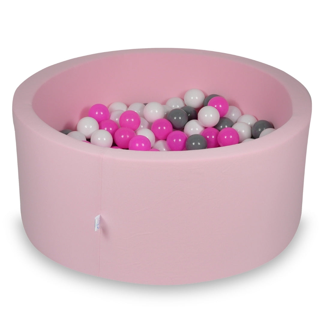 Piscine à balles en puder rosa 90x40 cm avec 300 balles