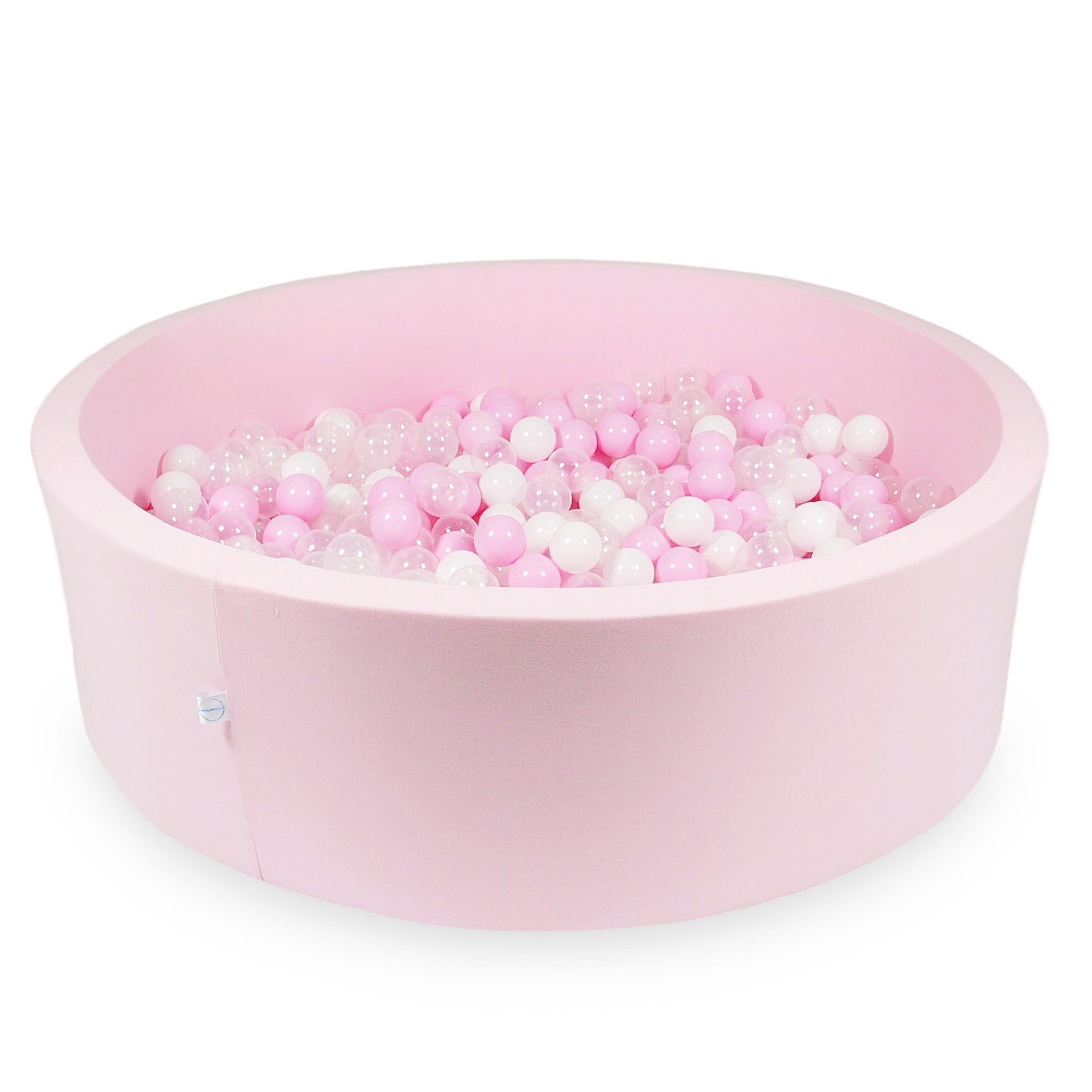 Piscine à balles en rose poudré 130x40 cm avec 700 balles