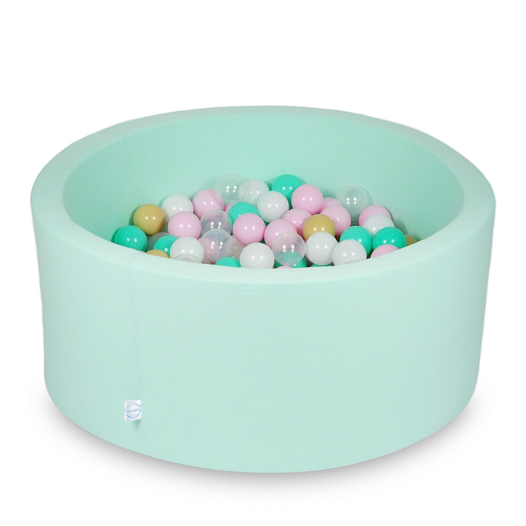 Piscine à balles en menthe 90x40 cm avec 300 balles