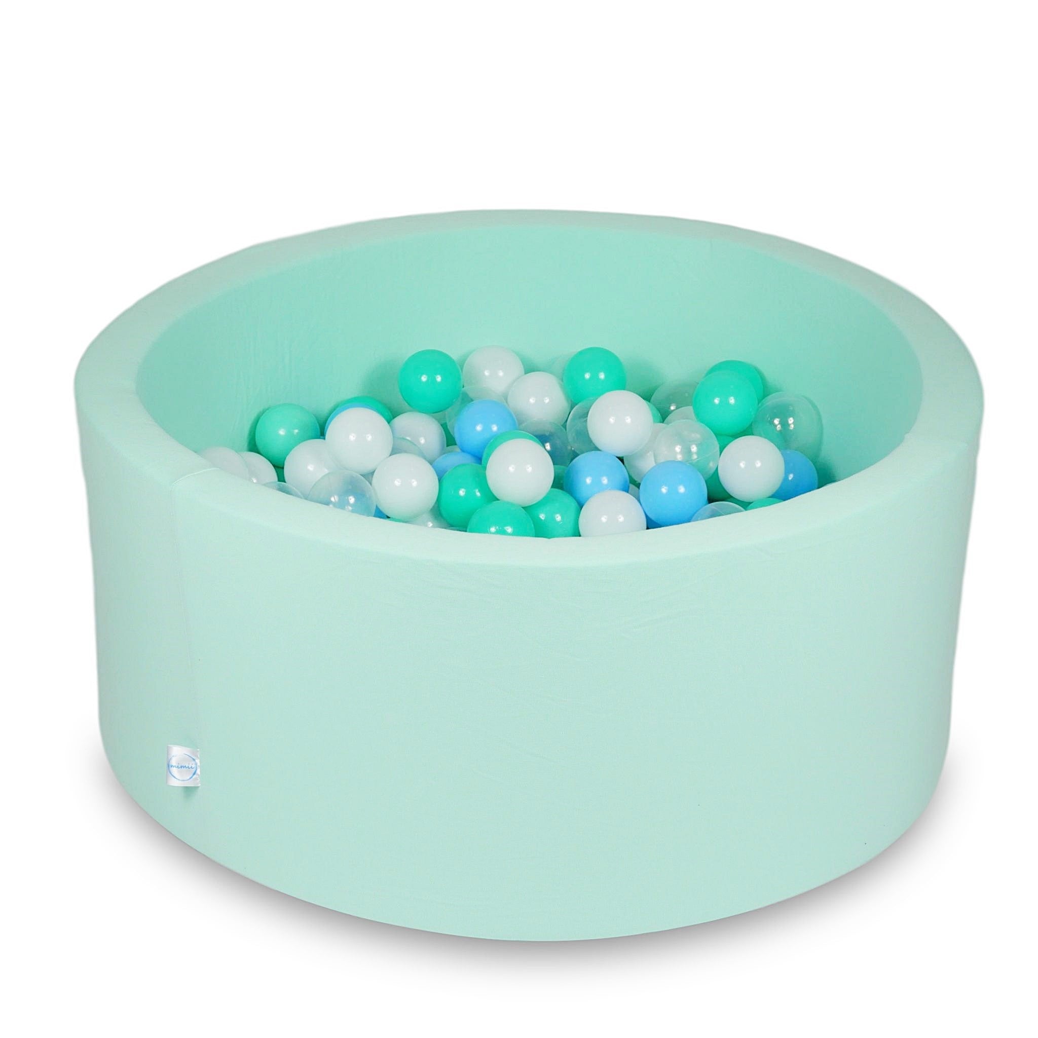 Piscine à balles en menthe 90x40 cm avec 300 balles