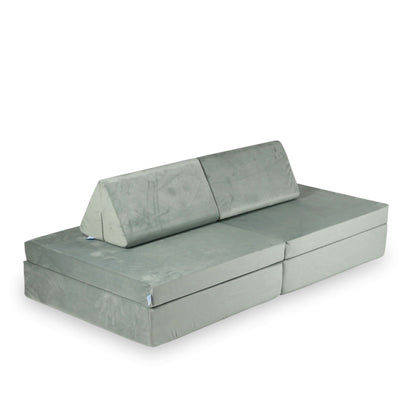 Canapé de jeu Montessori Confort en velours gris