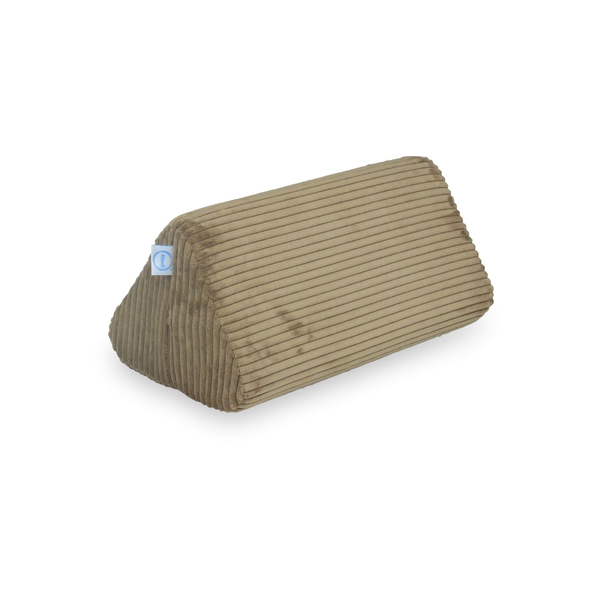 Petit triangle de jeu pour canapé en velours côtelé toffee