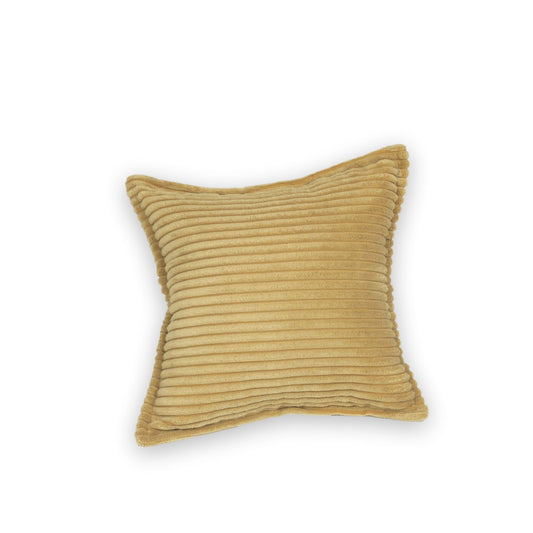 Petit coussin de jeu pour canapé en velours côtelé sable