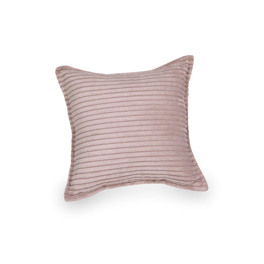 Petit coussin de jeu pour canapé en velours côtelé rose clair