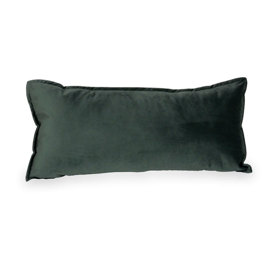 Grand coussin de jeu pour canapé en velours graphite