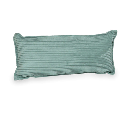 Grand coussin de jeu pour canapé en velours côtelé menthe clair