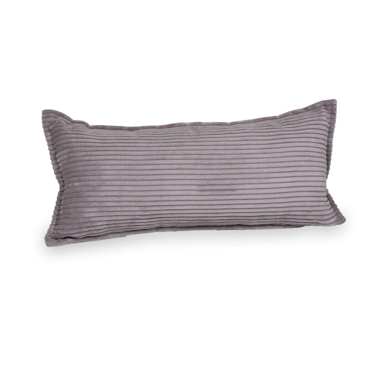 Grand coussin de jeu pour canapé en velours côtelé lavande