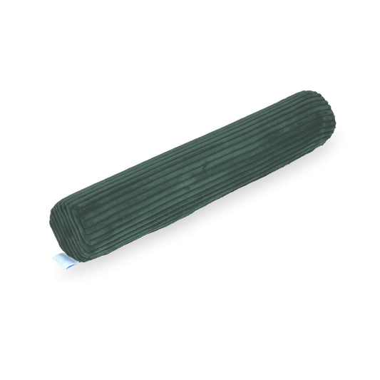 Petit rouleau pour canapé en velours côtelé vert