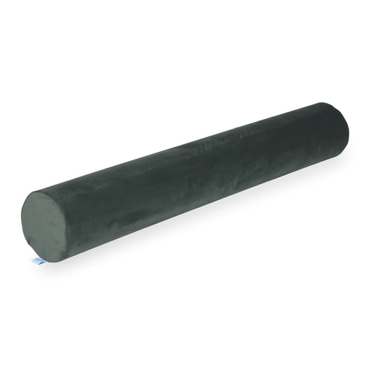 Grand rouleau pour canapé en velours graphite