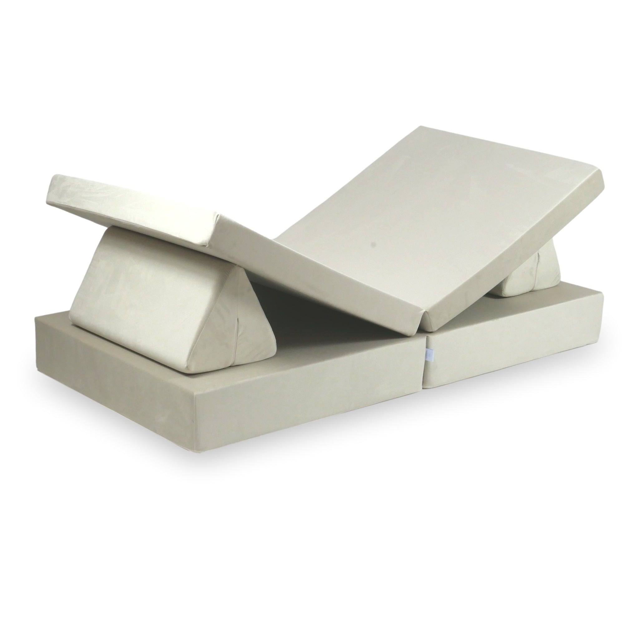 Canapé de jeu Montessori Standard en velours écru