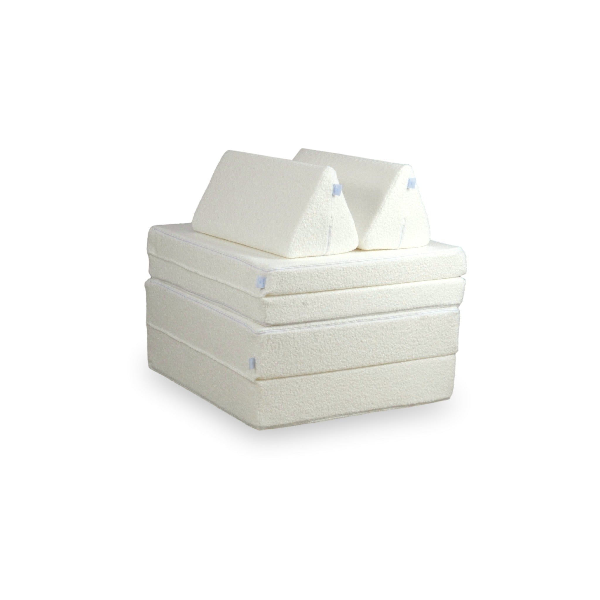 Canapé de jeu Montessori Standard Bouclé Blanc