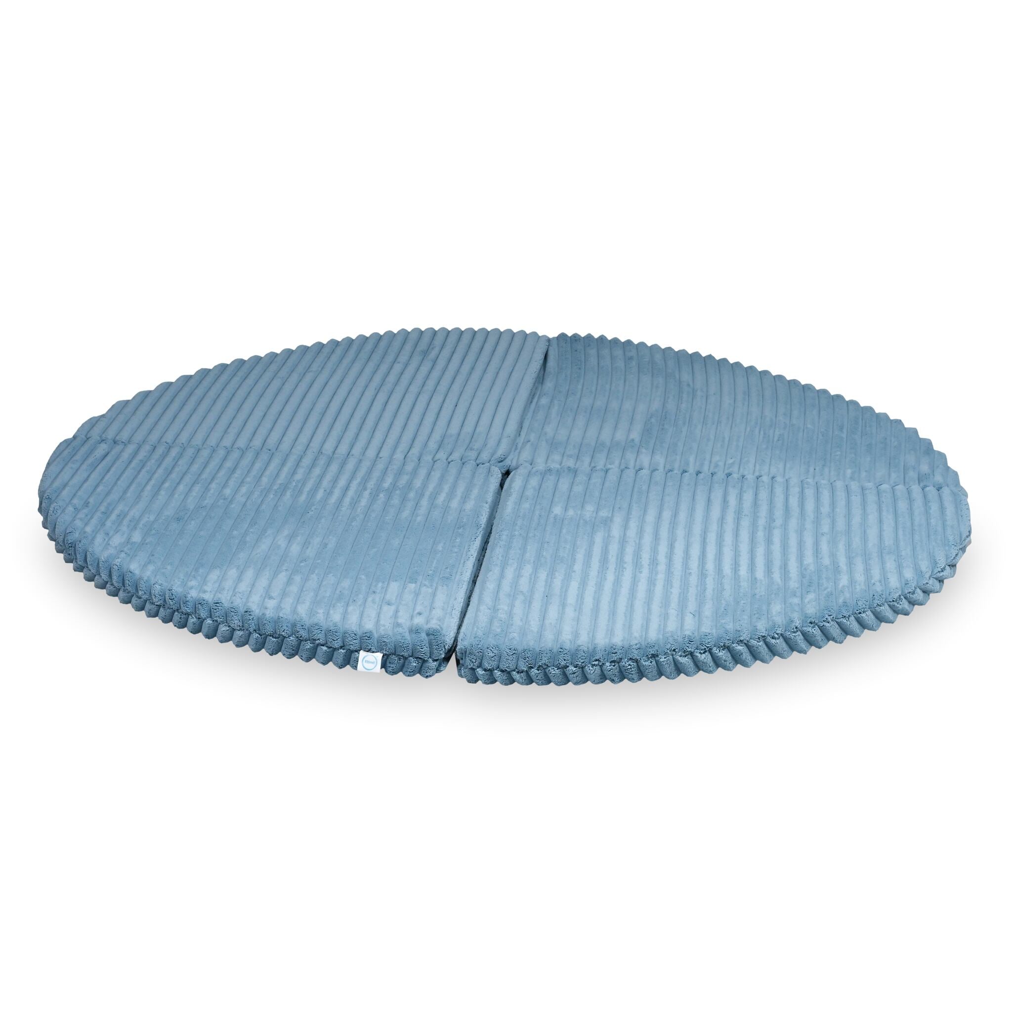 Tapis de jeu bébé rond 160cm en tissu gaufré