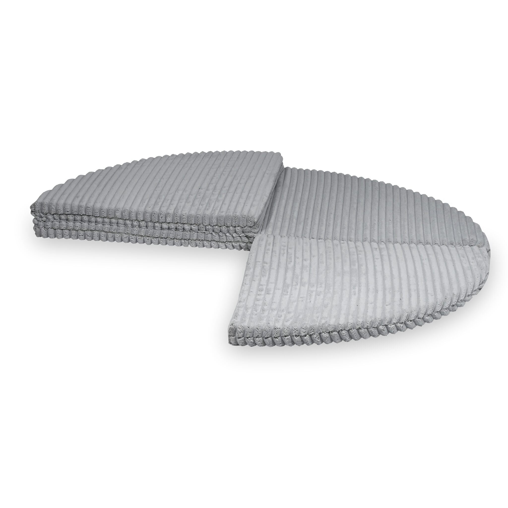 Tapis de jeu bébé rond 160cm en tissu gaufré