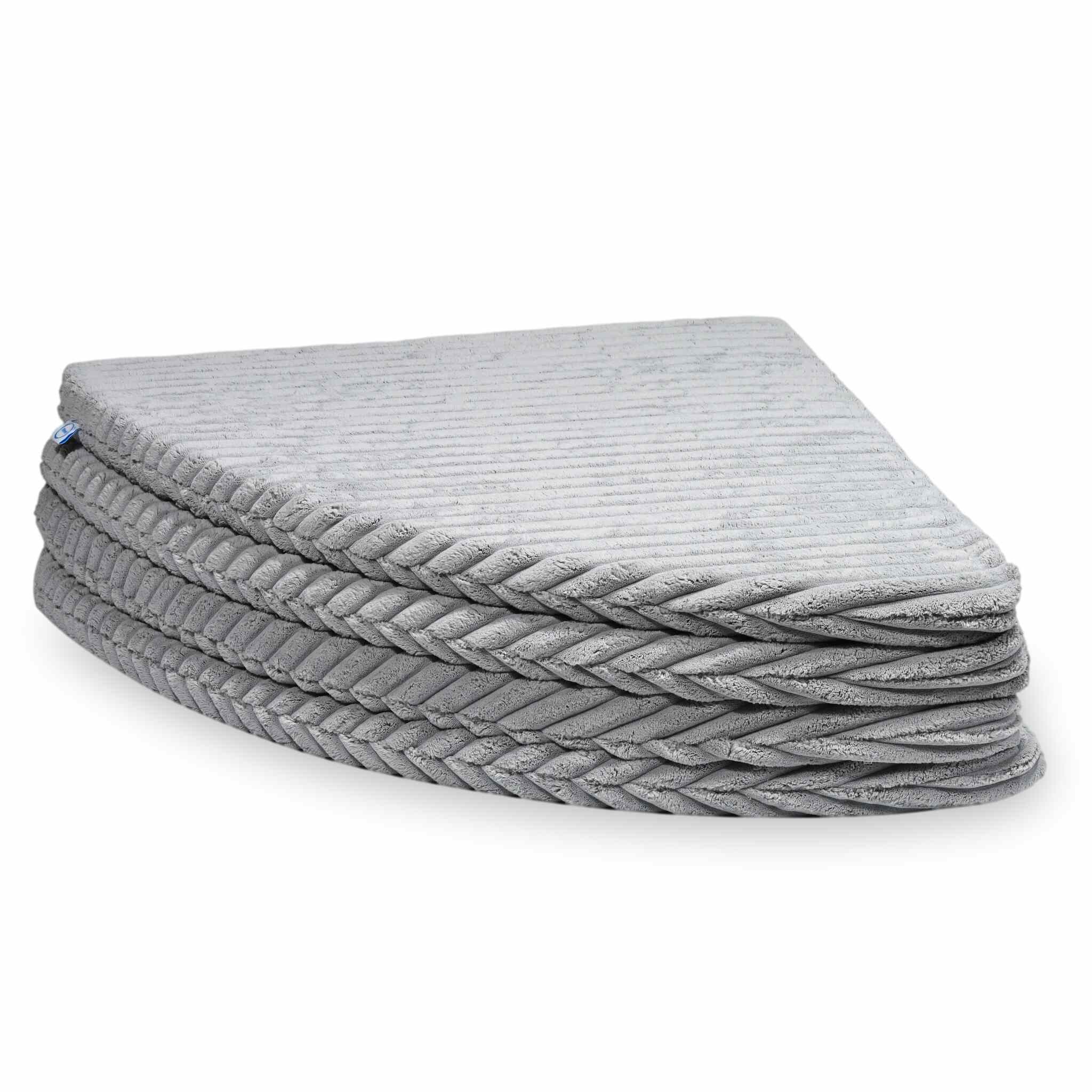 Tapis de jeu bébé rond 160cm en tissu gaufré