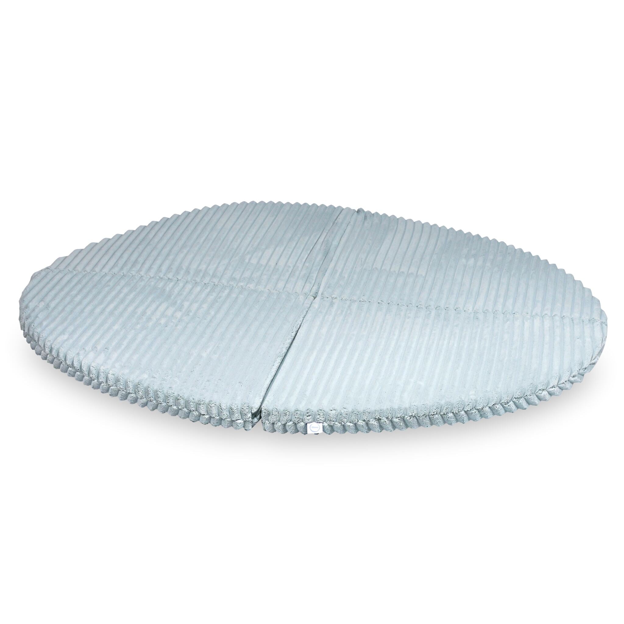 Tapis de jeu bébé rond 160cm en tissu gaufré